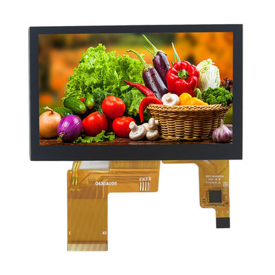 Bom preço. módulo brilhante da exposição do écran sensível ST7262 350 capacitivos TFT Lcd de 4.3inch 800x480 Ips on-line