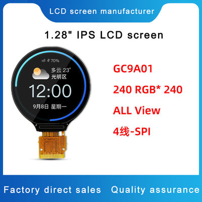 Bom preço. Círculo 1,28 tela de exposição da exposição 240*240 Gc9a01 de SPI LCD da polegada sem toque on-line