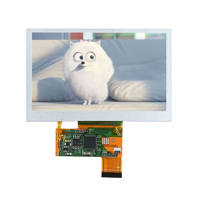 Bom preço. 4,3 exposição fina do módulo COF 800x480 Lcd da polegada HMI IPS LCD sem toque que joga a animação on-line