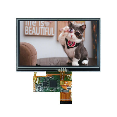 Bom preço. Do módulo fino da exposição de COF toque Resistive Tft HMI tela 800x480 da porta de série de 4,3 polegadas on-line