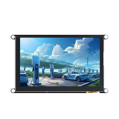 Bom preço. Modulo de exibição HMI TFT de resolução industrial 800*480 Consumo de energia cerca de 320mA on-line