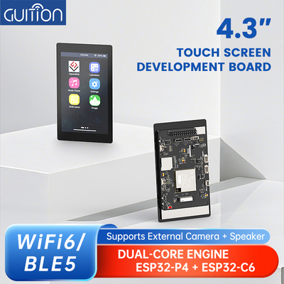 JC4880P443C_I_W tela IPS de visão completa de 4,3 polegadas ESP32P4/C6 placa de desenvolvimento de núcleo duplo 480 × 800 toque capacitivo