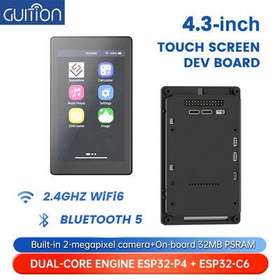 Bom preço. JC4880P443C_I_W_Y Kit de Desenvolvimento ESP32-C6 + ESP32P4: Tela Tátil HD de 4.3'', Caixa e Módulo de Câmera on-line